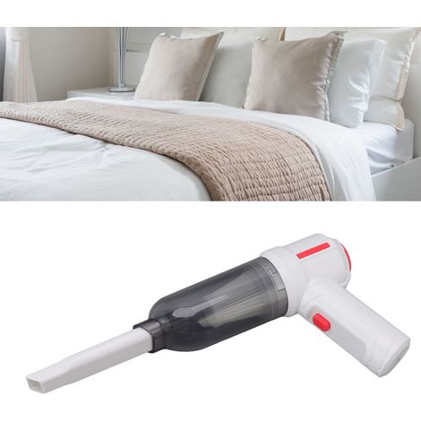 Mini aspiradora de mano inalámbrica con puerto USB [Blanco] – Limpia tu casa y tu coche sin cables. (1/5)