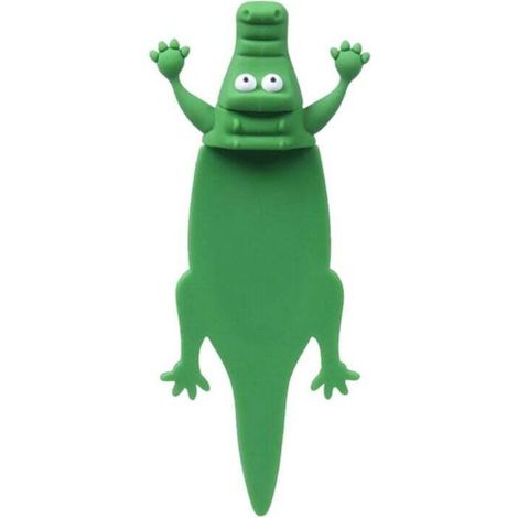 Marque Page Animal Écrasé Noctilucence Léger Alligator Drôle Enfants Filles Garçons Femmes (1/4)