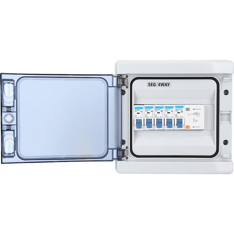 Disjoncteur différentiel étanche 4 pôles protection fuite 63A 30mA RCd 4MCB 6A 2 x 16A 32A (1/5)