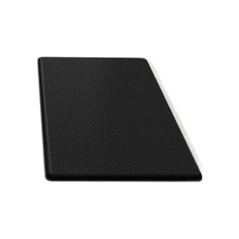 BEBUSINGOTO Tapis de cuisine,Tapis de Cuisine Devant Évier, Tapis de Couloir en PVC Imperméable, Tapis de Passage Long Antidérapant et Résistant à l'huile (45 x 75 cm, Noir) (1/5)