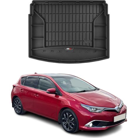 Tapis de Coffre 3D TPE Premium Compatible avec Toyota Auris II 2012-2018 Bac de Protection de Coffre Intérieur antidérapant Revêtement de Coffre Bords Hauts pour Voiture Noir (1/5)