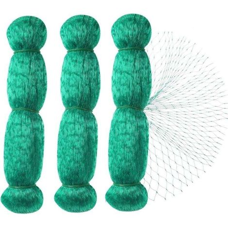 Vogelschutznetz, Gartennetz, Obstgarten-Vogelschutznetz, Polyethylen-Vogelschutznetz (2 m x 10 m) (1/5)
