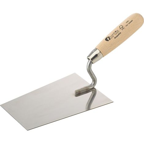 Tiroler Maurerkelle 180mm S-Hals rostfrei Bauqualität FORTIS