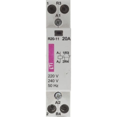 Modularschütz 20A 230V AC 1NO 1NC R20-11 002461220