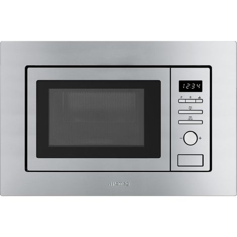 Smeg FMI017X Horno Microondas Empotrable con Grill 20 L 800 W Acero Inoxidable (1/3)