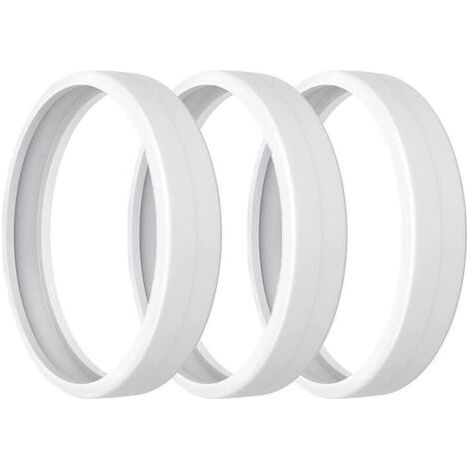 FENOPLASTICAPolaris 280 Pneus de Rechange de Piscine, 3 pices Adaptables Gomme Tendre pour Robot Polaris 180, 280, 360,380, C10, C-10 (1/4)