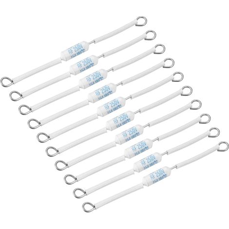 250V 15A 185 Celsius Coupure Circuit Température Thermique Fusible Céramiques 10Pcs (1/3)