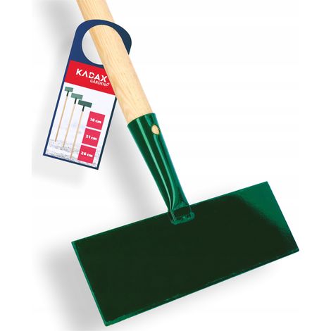 KADAX Eishacker aus verstärktem Stahl mit langem Stiel aus Holz, 26 cm (1/5)