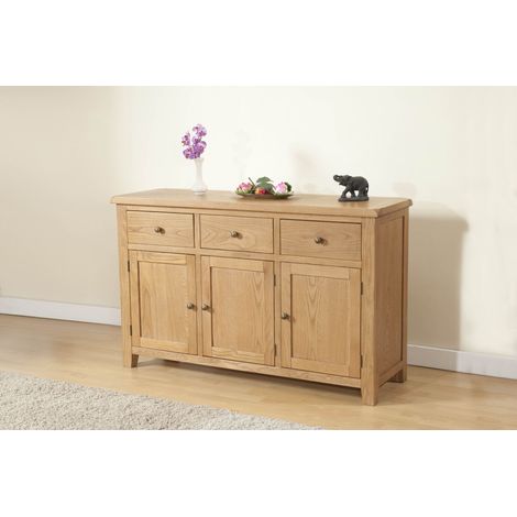 Shrewsbury 3 Door Sideboard - L43 x W137 x H85 cm - Oak