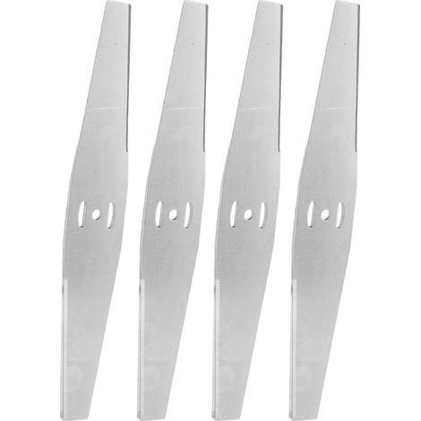 Lame tondeuse 4 pièces en acier inoxydable, couteau coupe-herbe électrique, jeu de remplacement pour jardin et potager, outil désherbeur (1/5)