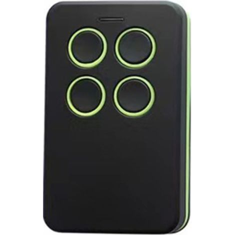 Télécommande universelle multi-fréquence (280–868 MHz) pour portes de garage et portes à enroulement – Compatible avec les systèmes HCS301 – Télécommande verte-lsw