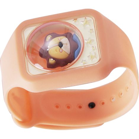 Bracelet anti-piqûres orange, étanche et durable, multifonctionnel et sûr, idéal pour les enfants en extérieur. (1/5)