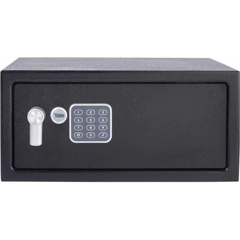 Orno Yale YLV/200/DB2 Caja fuerte electrónica negra 24 litros (1/4)