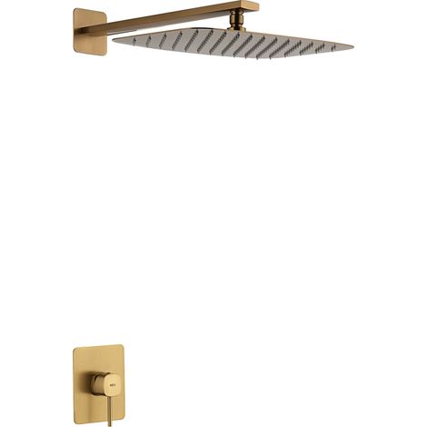 IMEX SRF065/OC FIRENZE-SASSARI Kit Monomando Ducha Con Rociador Oro Cepillado - ref: SRF065/OC (1/2)