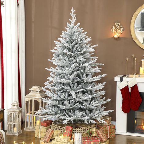Sapin de Noël artificiel 180 cm, sapin artificiel enneigé, conseils d'utilisation en intérieur (1976)