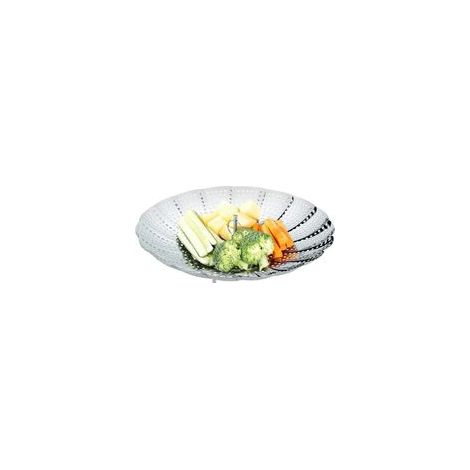 Cesta vaporera ajustable de acero inoxidable (16 cm-25 cm) para cacerolas - Crezuo