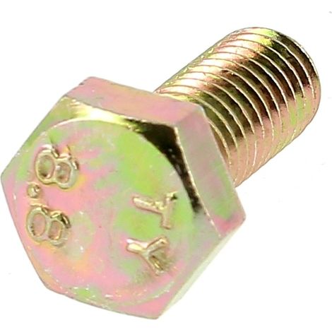 TH M3X10 Acier 8.8 Bichromaté EF DIN 933 (1/2)
