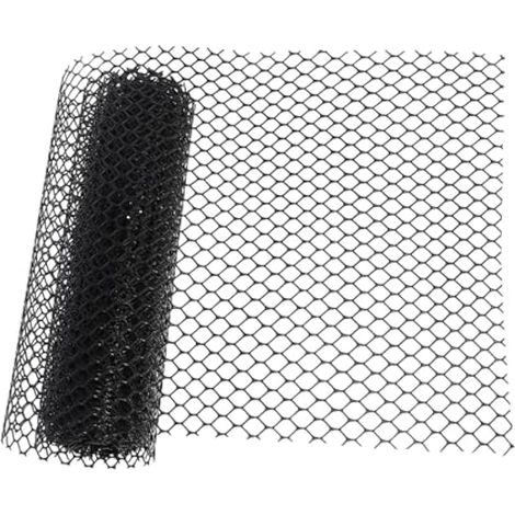 Filet de sécurité pour balcon 0,4 x 5 m, mailles de 0,8 cm, filet de protection noir pour animaux de compagnie, protection antichute pour chats et chiens en extérieur (1/5)