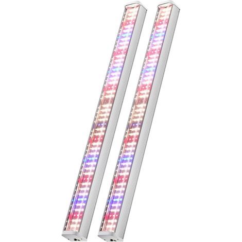 2 Pc 53cm 25w Led Bandes Lampes de croissance, Lampe de culture Pour Plantes D'intérieur, Full Spectrum Lumière de Plante pour semis, étagères (1/5)