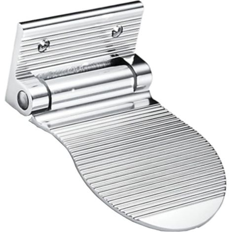 Repose-pieds en Aluminium Aéronautique Antidérapant, Pédale de Repos Argentée Assistance à L'équilibre, pour Salle de Bain et Couloir (1/5)