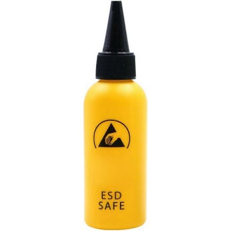 Stück 60 ml ESD-Spender, Kunststoff-Lösungsmittelflasche, gelb