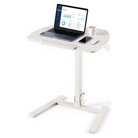 Bureau Assis-Debout, Bureau d'ordinateur moderne Hauteur Réglable 65x48 cm Charge Max. 15 kg (1/3)