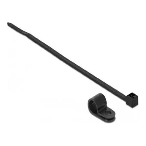 18866 - COLLIER DE FIXATION 7,9 MM AVEC SERRE-CÂBLE L 250 X L 3,6 MM NOIR DELOCK