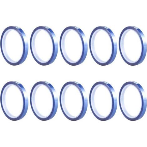 10 Rouleaux de Bandes Thermiques Vierges Sublimation Thermique Sans RéSidu Jusqu'à 260 DegréS Celsius pour Presse à (1/4)