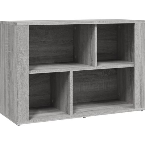 Aparador cómoda mueble de almacenaje organizador para cocina salón salón Sonoma 80 x 30 x 54 cm madera de ingeniería gris 020036530 (1/5)