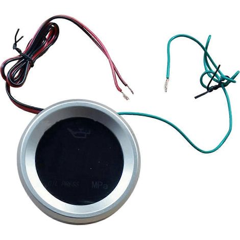 Manomètre de pression d'huile 52 mm, affichage numérique LED pour voiture, sans capteur. (1/5)