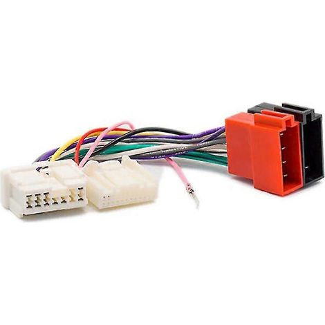 ISO-Kabelbaum-Adapterkabel für Autoradios von RENAULT Logan, Sandero und Duster ab 2012 sowie von DACIA ab 2011.