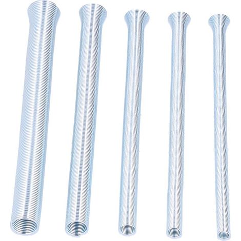 5 Kit cintreuse à ressort, acier outils, diamètres 1/4 à 5/8, pour tubes cuivre aluminium, climatisation (1/5)