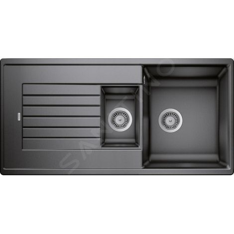 Blanco Zia 6 - Évier en silgranite, 1000x500 mm, avec commande de vidage, anthracite 514740 (1/3)