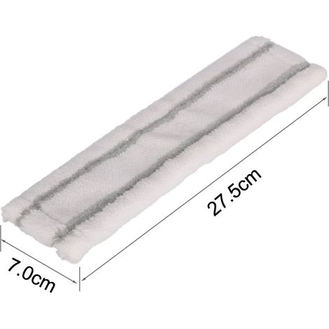 Für ein Set mit 2 Mikrofasertüchern. Geeignet für den Fensterreiniger Karcher WV1 WV2 WV5. Mikrofasertücher-Zubehör, entfernt effektiv Schmutz (1/5)