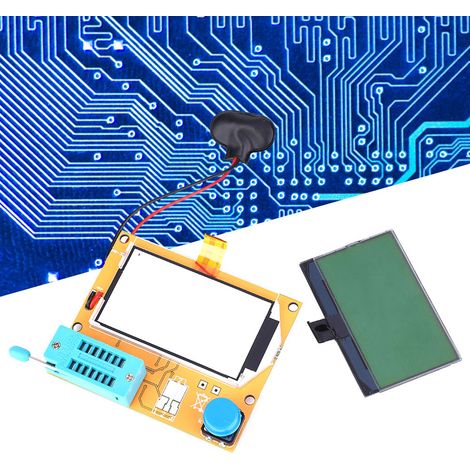 Mega328 - Testeur de transistors (résistance, capacité, ESR) avec boîtier transparent (1/5)