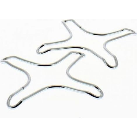 Réducteur De Gaz - Pour Table De Cuisson Gaz - Adaptation Casseroles Petit Format Sur Brûleurs Grand Format - 2 Pièces