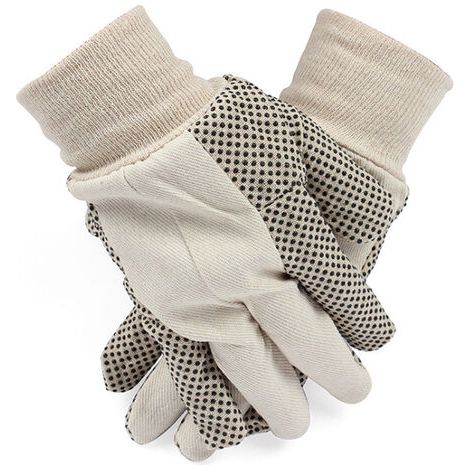 Gant en Coton tricoté, Gants de jardinage,à Picots, léger 1125cm 2 Paires (1/5)