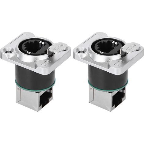 Connecteur coudé RJ45, 2 pièces, matériau isolant ignifuge, prise d'aviation YTRJ45 (1/5)