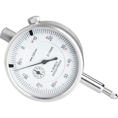 Comparatore millesimale a orologio 0-1 mm risoluzione 0001 mm Fervi c004