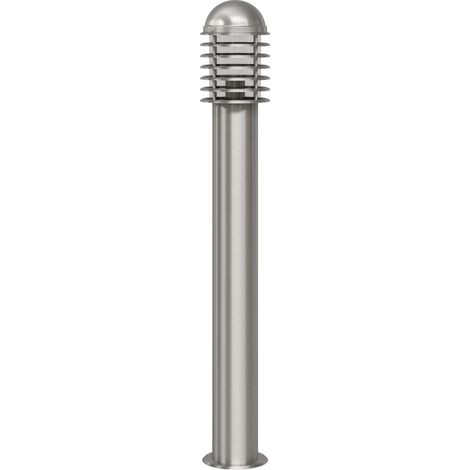 vidaXL Außen-Stehlampe Edelstahl