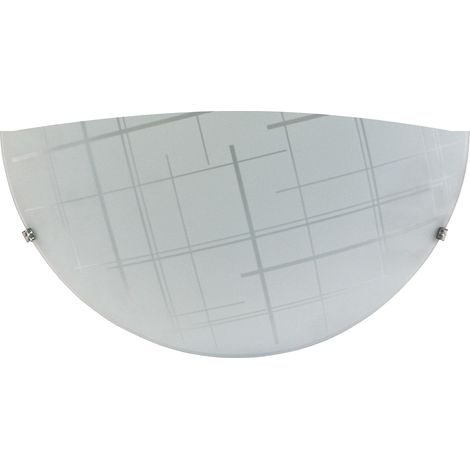 Applique 1xE27 Ganci Cromo Vetro Lastra Scottish E-Energy Pamela (1/2)