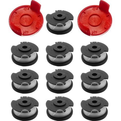 10 - Bobine De Fil - Nylon - Pour Débroussailleuse Ein-hell GE-CT 18/28 Li Et TC - Coupe Efficace - Noir - 4,9m x 1,6mm (1/5)