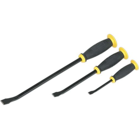 Sealey Pry Bar Set with Hammer Cap 3pc S0558