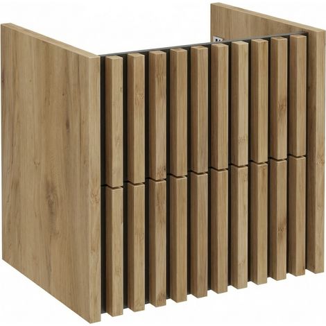 Delano 60x56x45 cm mobile da bagno sospeso sotto lavabo, rovere opaco (DELANO60ZDBU)