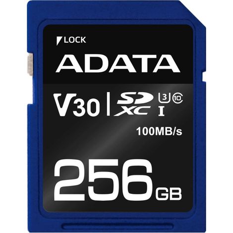 Adata Premier Pro sdxc 256 GB Clase 10 UHS-I/U3 V30 (1/2)