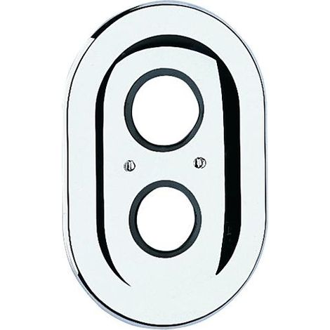 GROHE Rosetón ovalado 47188 f.Autom. 2000/ Sentosa antiguo 225x150 cromo, 47188000 (1/3)