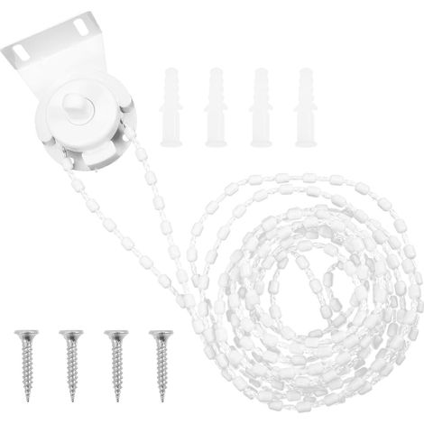 Kit de Réparation Installation Facile Embrayage et Chaîne de Perles, Accessoires en Acier Inoxydable et Plastique pour Contrôle Manuel pour Stores Enrouleurs (1/5)