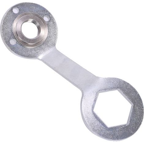 Clé pour Machine à Laver, clé pour Machine à Laver à Double extrémité de 5 Mm d'épaisseur pour le Ménage (Argent) (1/5)