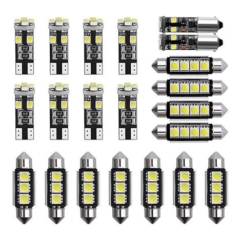 Ampoule LED 6000-8000K 12V blanche mini ampoule intérieure pour éclairage de plaque d'immatriculation de voiture (1/5)