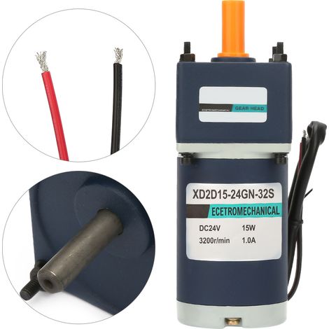 15-W-24-V-Dauermagnet-Gleichstrommotor mit Getriebe XD2D15-24GN-32S (1/5)